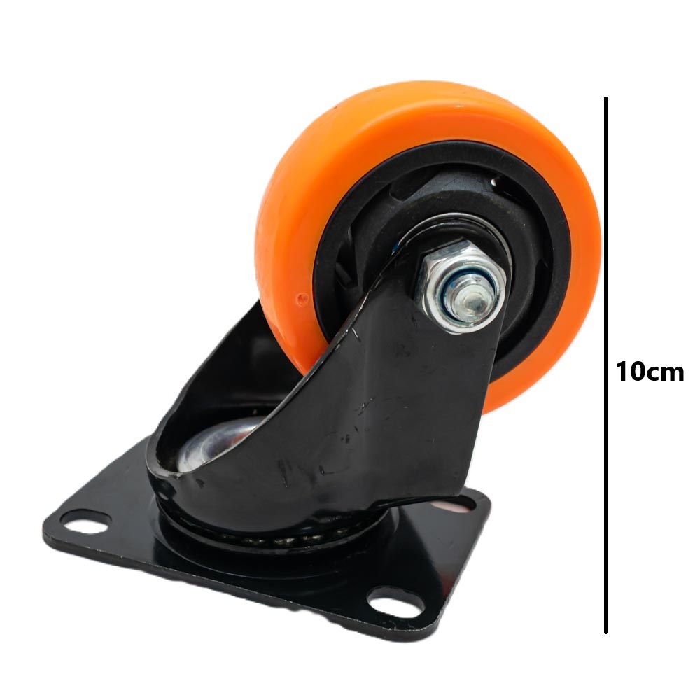 Rueda para mueble 10cm giratorio