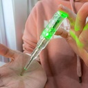 Busca polo LED positivo y negativo