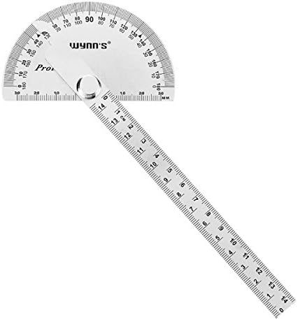 Medidor transportador de ángulos inox wynns