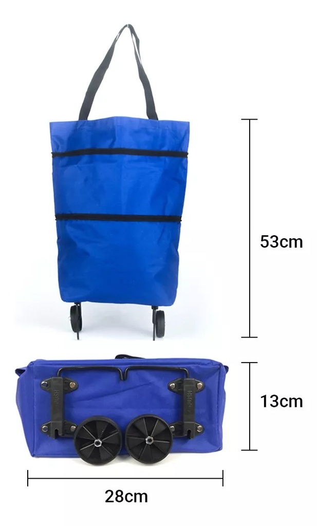 Bolsa de mercaderias plegable con rueda