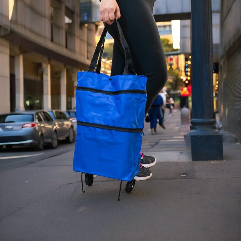 Bolsa de mercaderias plegable con rueda