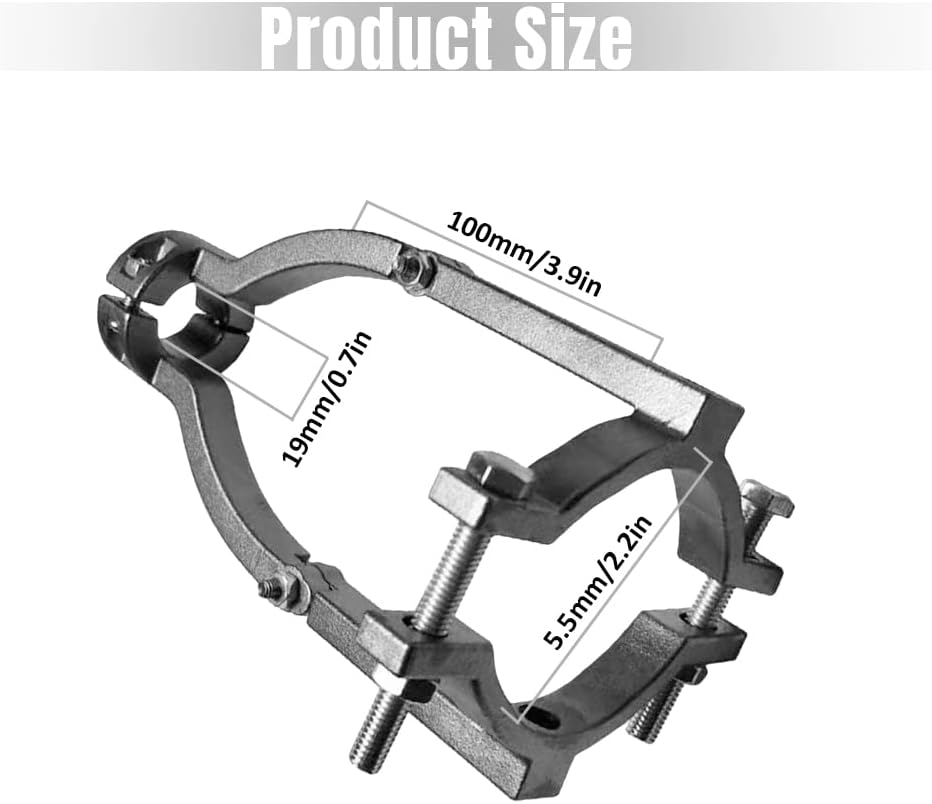 Soporte de fijación para mecha cuadrado
