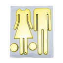 Adhesivo identificador para sanitarios 12cm