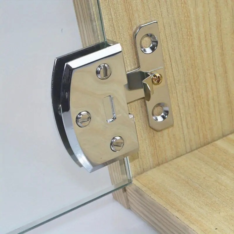 Bisagra inox para vidrio de 5 a 10mm