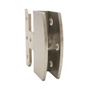 Bisagra inox para vidrio de 5 a 10mm