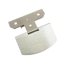 Bisagra inox para vidrio de 5 a 10mm
