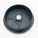 Tapa para mueble 60mm negro