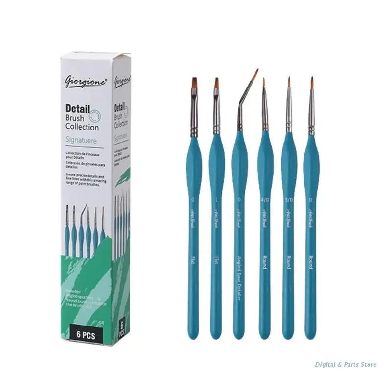 Juego de pinceles 6pc giorgione
