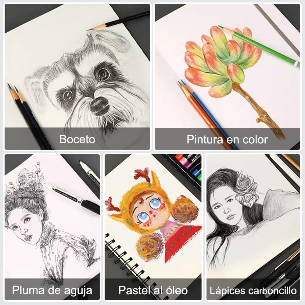 Cuaderno premium de dibujo 30 hojas A3