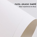 Cuaderno premium de dibujo 30 hojas A3