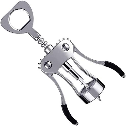 Abridor con sacacorchos metal