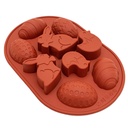 Molde de silicona diseño pascua