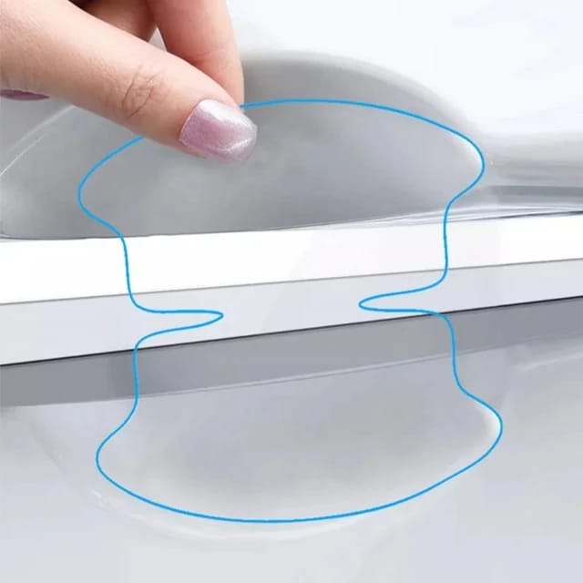 Adhesivo protector para manija de automóvil 8 piezas