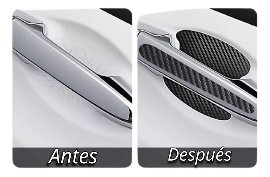 Adhesivo protector 5 piezas para auto
