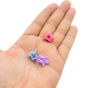 Mini pinza tono pastel 10 piezas