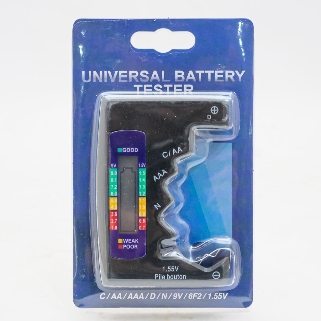 Tester digital para pilas 1.55v