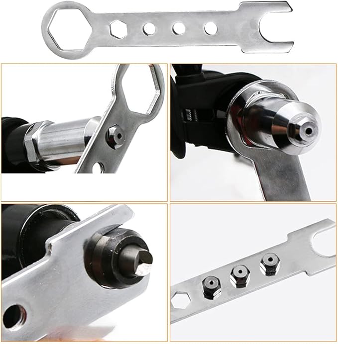 Adaptador de remachadora para taladro