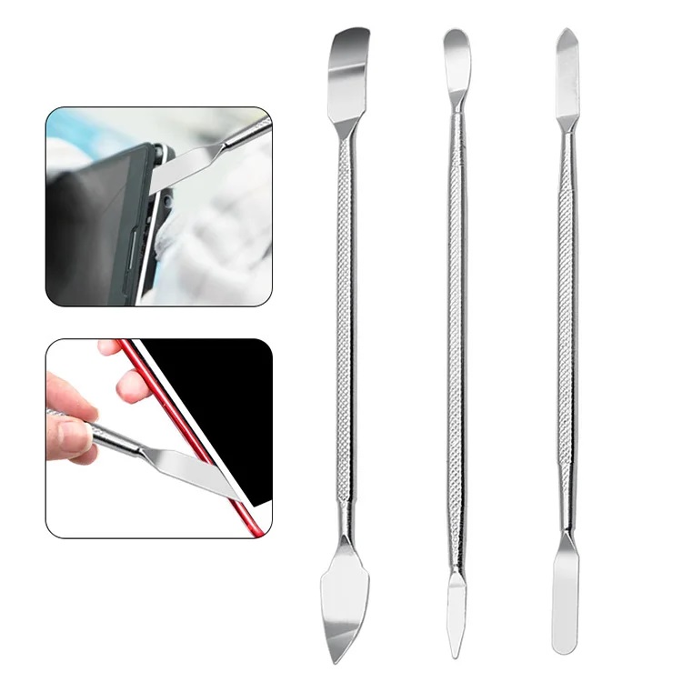 Mini espátula de metal 3 piezas