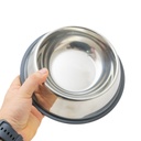 Plato de metal para mascota 21.5cm