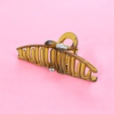 Pinza con perla con corazon 11cm