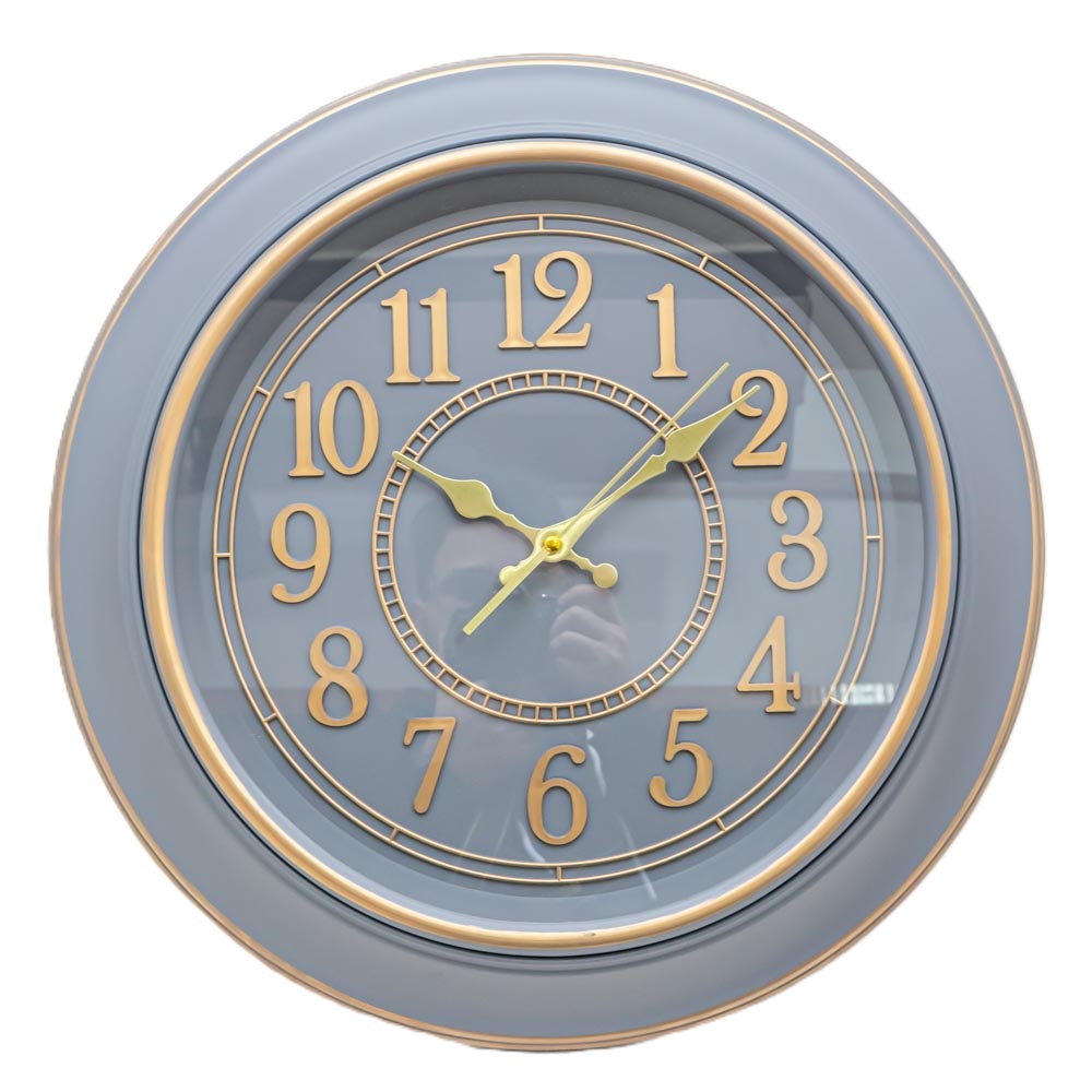 Reloj de pared dorado 45*45*5.2cm
