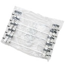 Percha de metal con pinza 10 piezas