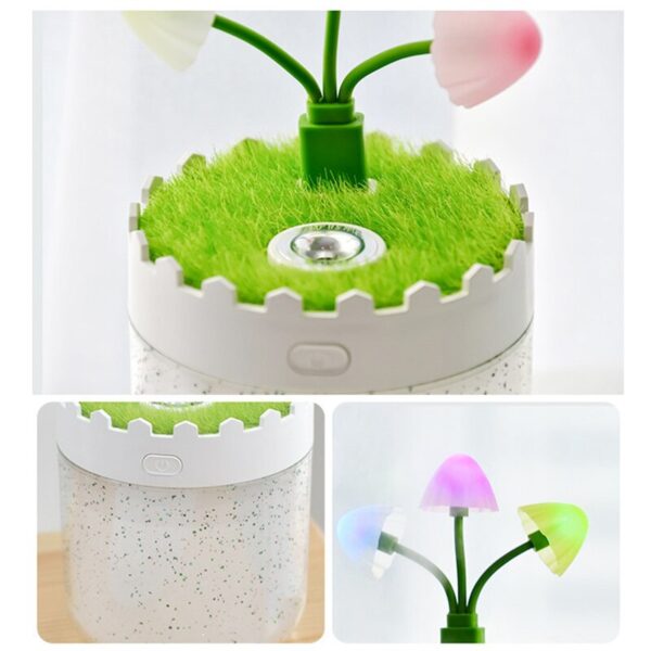 HUMIDIFICADOR CON LUZ P/AGUA 300ML