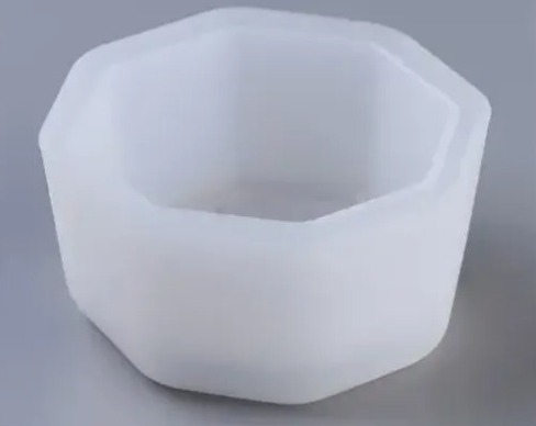 Molde de silicona diseño plantera 6.5cm