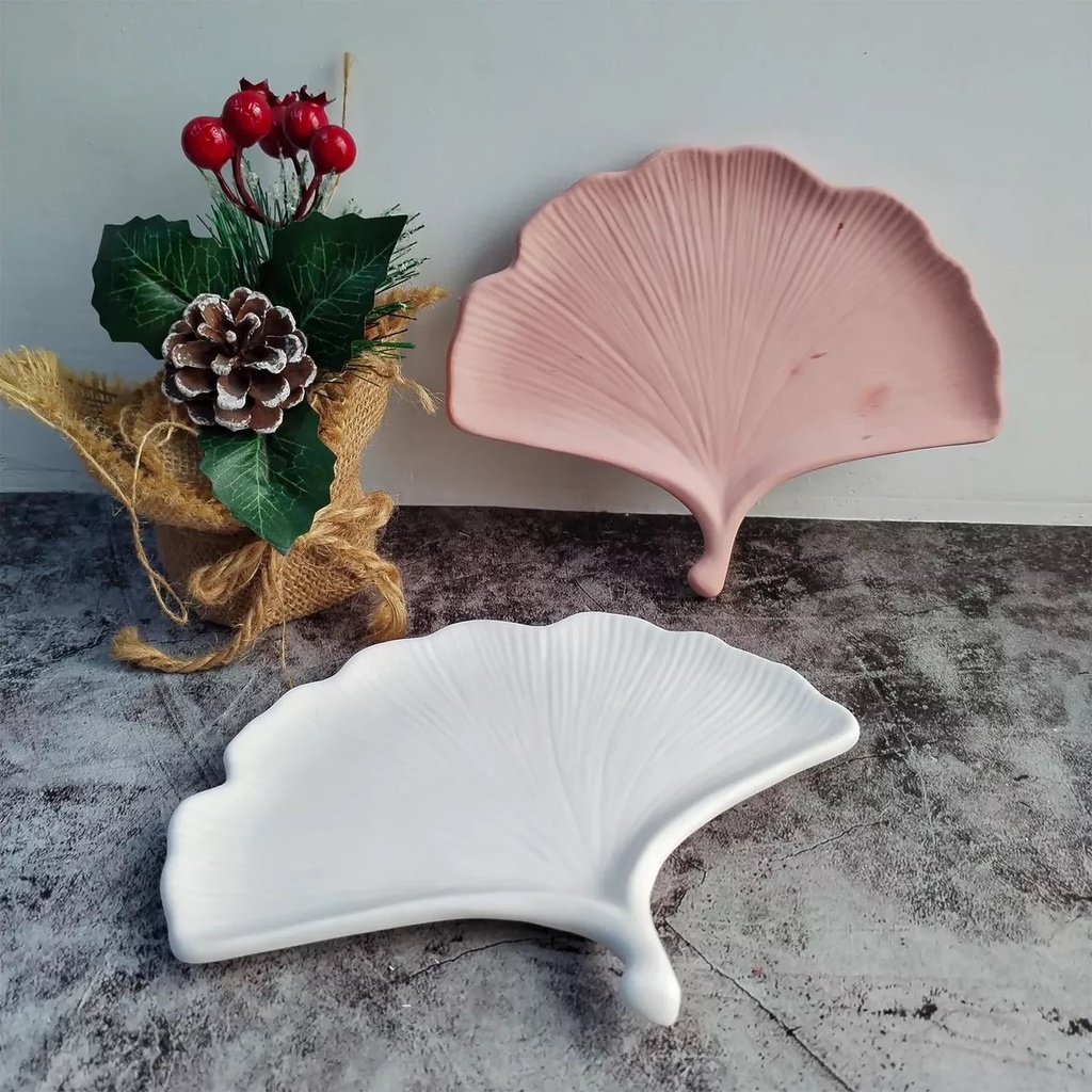 Molde de silicona plato de ginkgo 266*210mm