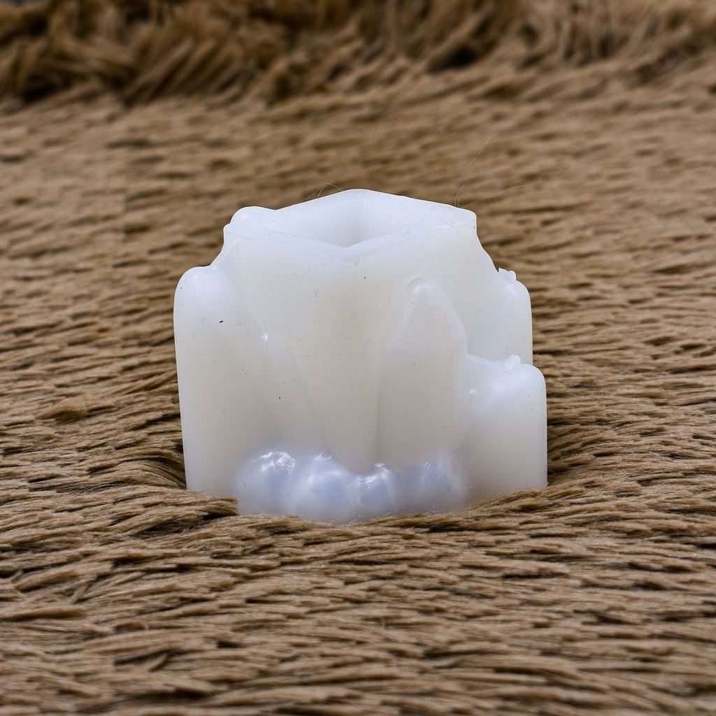Molde de silicona forma piedra cuarzo 55*75*55mm