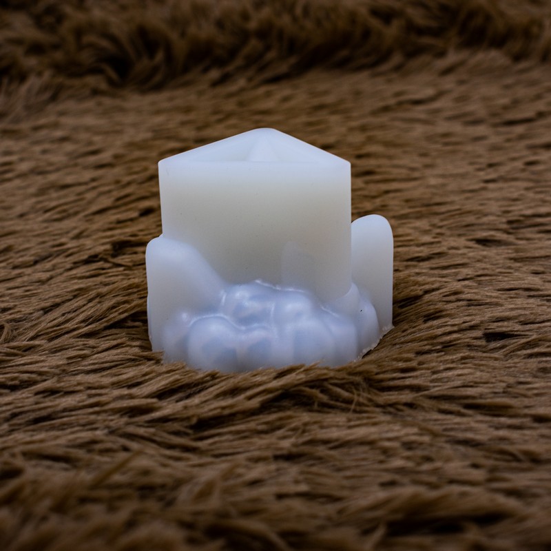 Molde de silicona piedra cuarzo con base