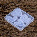 Molde de silicona diseño letra love 5.9*5.1cm