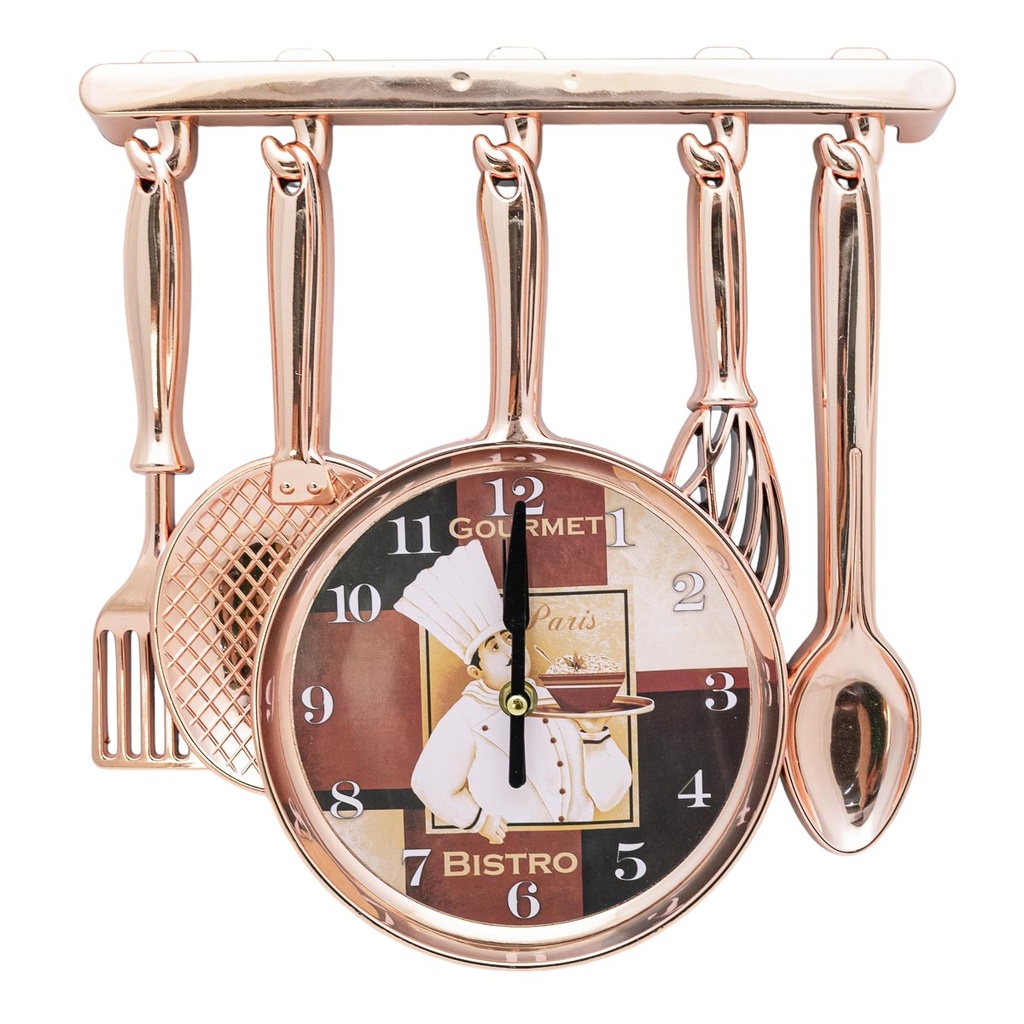 Reloj de pared diseño cubiertos 35cm