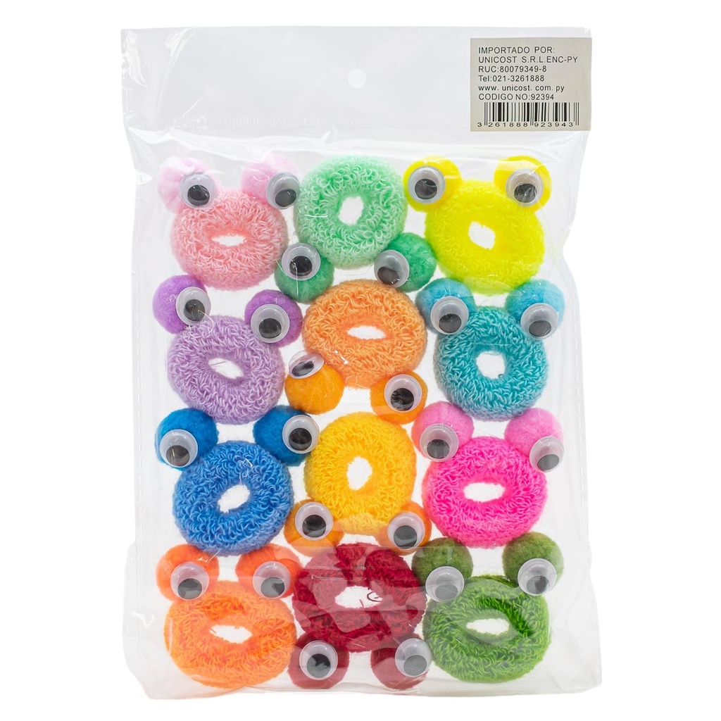 Agógo con ojitos 12 piezas