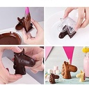 Molde acrílico unicornio 2 piezas 15cm