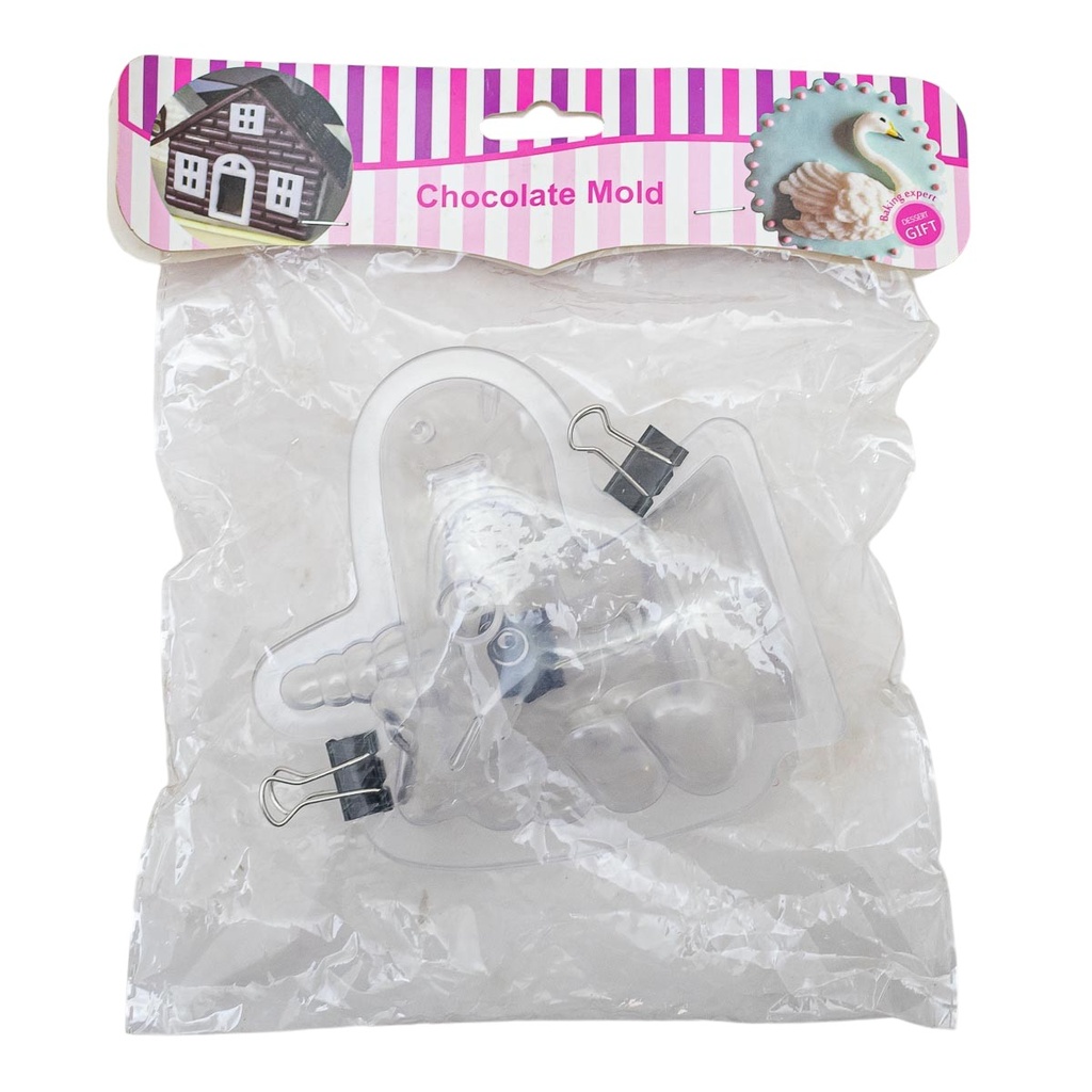 Molde acrílico unicornio 2 piezas 15cm