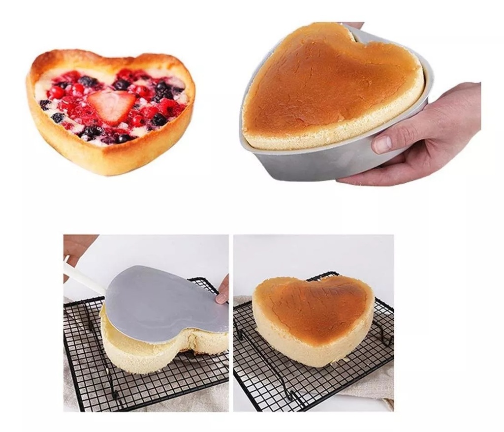 Molde desmontable corazón 24cm