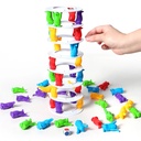 Juego de equilibrio torre pinguino