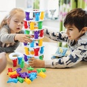 Juego de equilibrio torre pinguino