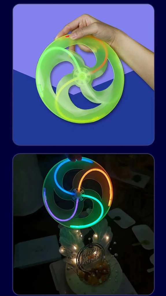 Disco volador fluor