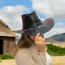 Sombrero de cuerina 39*35cm