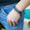 Pulsera de cuero 2 piezas