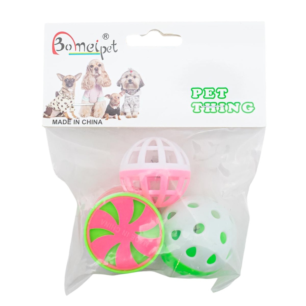 Campana para mascota 3 piezas