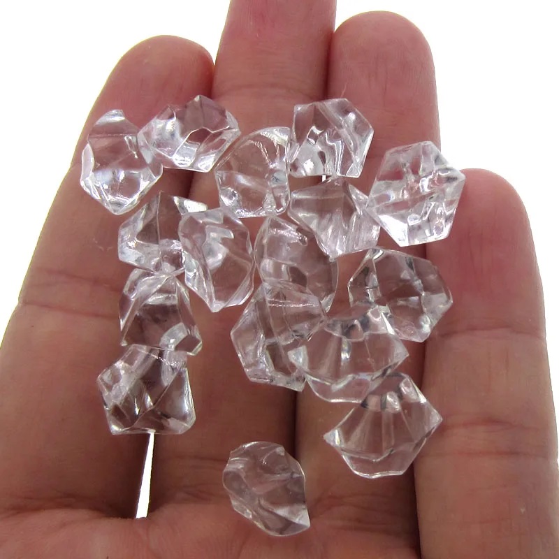 Piedra acrilica cristalina tamaño surtido