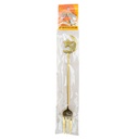Tenedor luna con estrella dorada 16cm