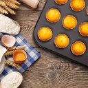 Bandeja de metal 24 moldes 35*26cm