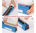 Sellador de bolsa plastica 20cm FS-200
