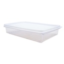 Táper trasparente con tapa 18.5*12cm