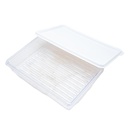 Táper trasparente con tapa 18.5*12cm