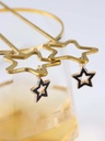 Tenedor diseño estrella dorada 16cm